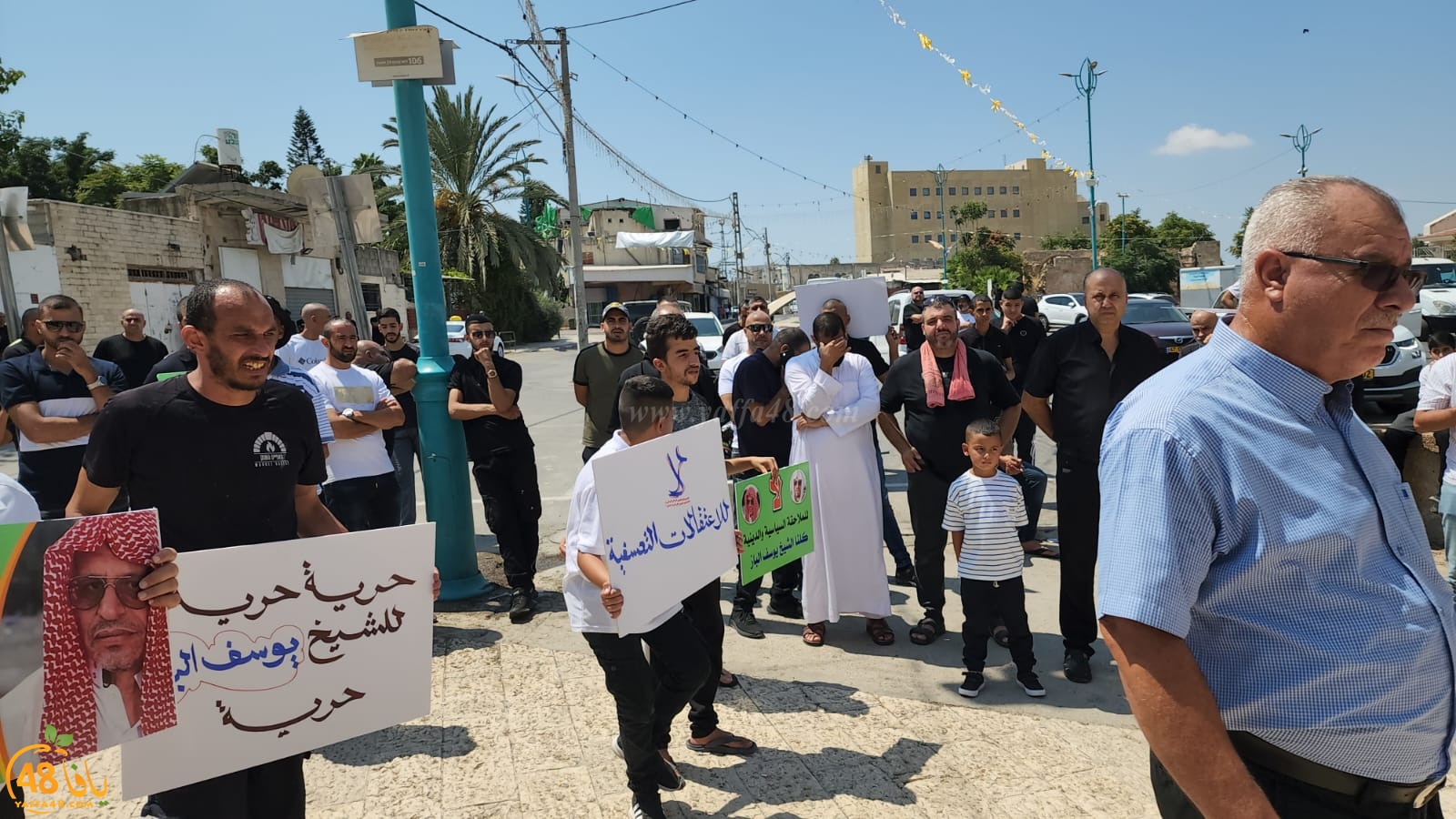  اللد: وقفة احتجاجية على استمرار اعتقال الشيخ يوسف الباز
